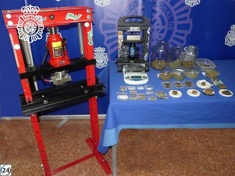Desarticulada sede de asociación vinculada al consumo de drogas.