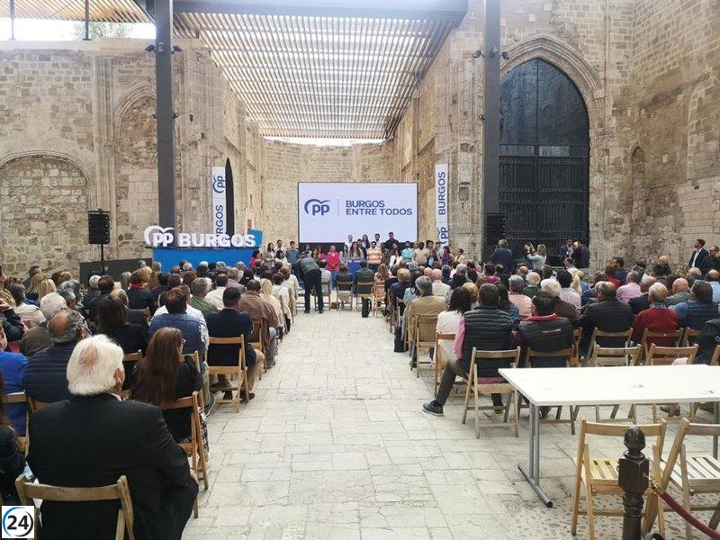 Gamarra exige a los candidatos del PP que deroguen el sanchismo en España.
