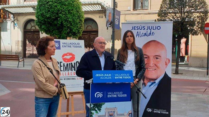 Carnero destaca la promoción del patrimonio cultural de Valladolid como seña de identidad.