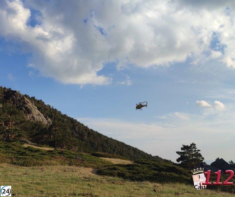 Comunidades rescatan a joven lesionada en cuevas de Peguerinos (Ávila)