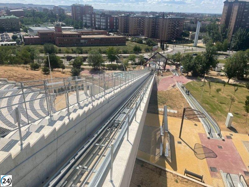 Nueva mejora en el barrio Parquesol: Elevadores este en pleno funcionamiento.