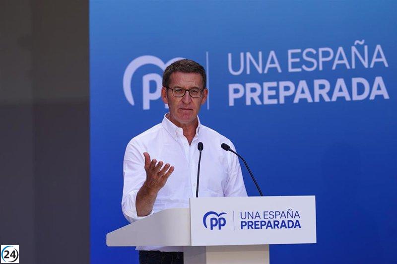 Feijóo promete permisos de paternidad más amplios.