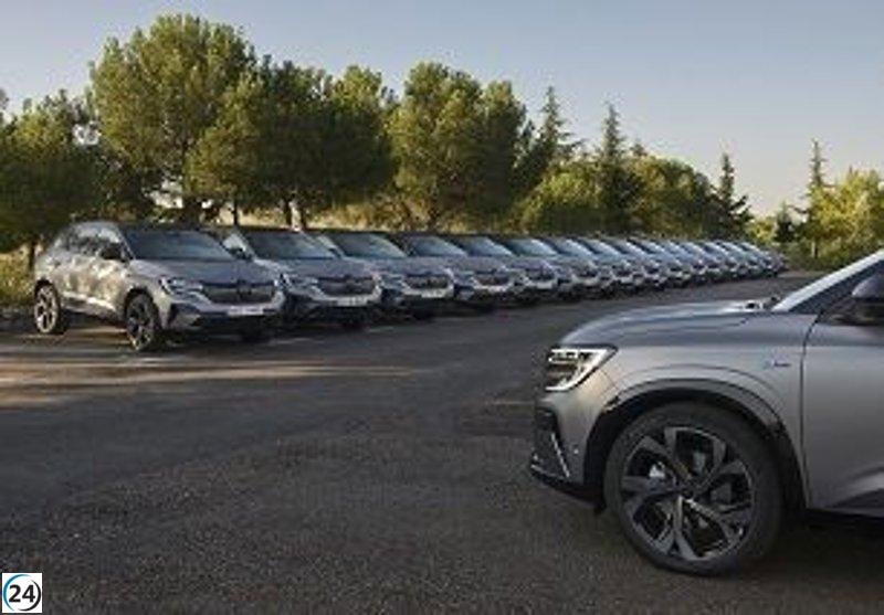 El Renault Austral, coche oficial de la Presidencia española de la UE, de fabricación nacional.