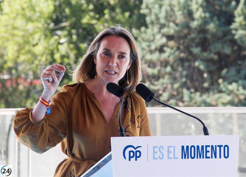 Gamarra llama a una movilización masiva para lograr el cambio imparable en España