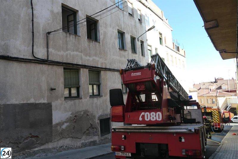 Incendio en Ávila deja ocho intoxicados, incluyendo cuatro menores