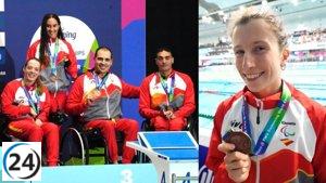 Nahia Zudaire y el relevo obtienen dos medallas de bronce en el Mundial de natación paralímpica.