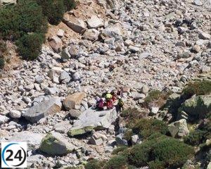 Rescatados seis montañeros atrapados cerca del Pico Almanzor, en Ávila