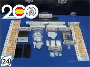 Desmantelado punto de venta de drogas en Valladolid