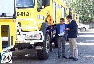 La Junta sustituirá dos tercios de los autobombas del operativo de incendios al final de la legislatura