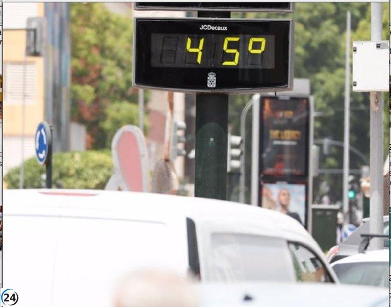 Alerta por incendios el 8 y 9 de agosto