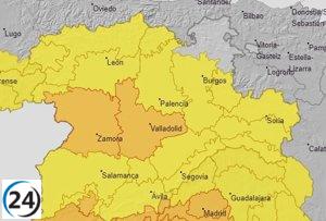 La Aemet emite avisos de calor naranja en Valladolid, Zamora, Ávila y Salamanca para el martes.