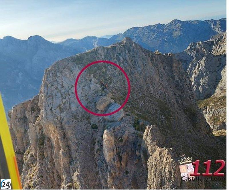 Cinco personas rescatadas en el Pico de la Bermella