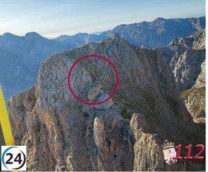 Cinco personas rescatadas en el Pico de la Bermella