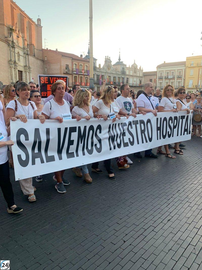 Protesta masiva en Medina del Campo exige conservación del hospital