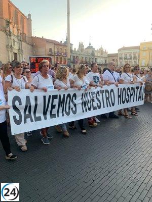 Protesta masiva en Medina del Campo exige conservación del hospital