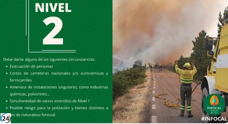 Incendio controlado en Fonfría afecta a 2,23 hectáreas de matorral