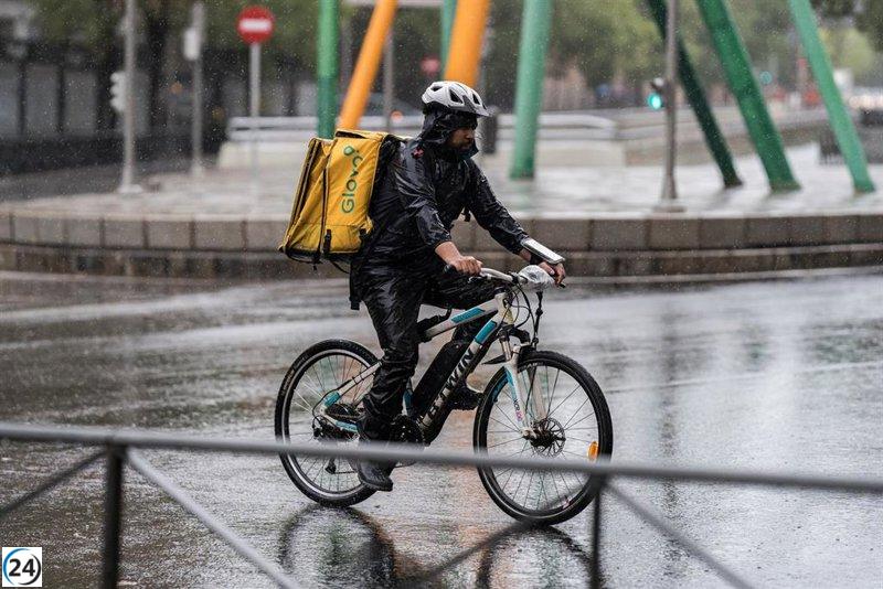 Aviso amarillo por lluvias y tormentas en Burgos y Soria el lunes