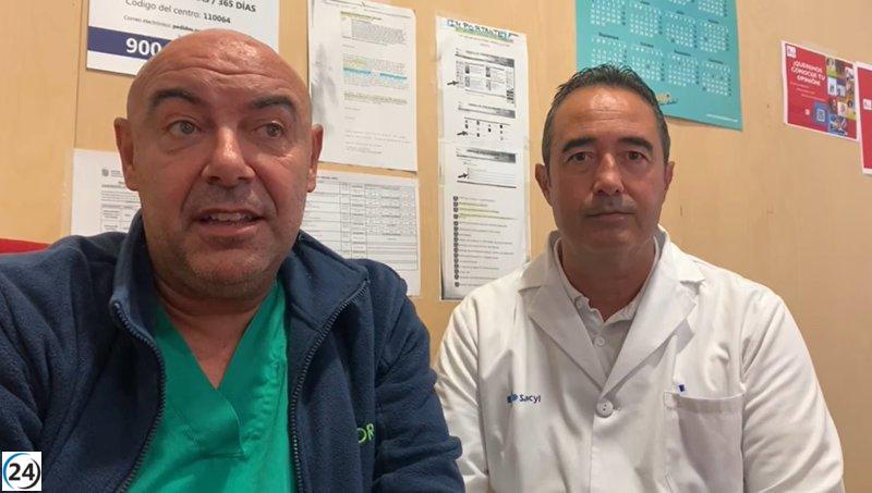 Segundo celador protesta en el SUAP de Astorga exigiendo pagos por noches y festivos.