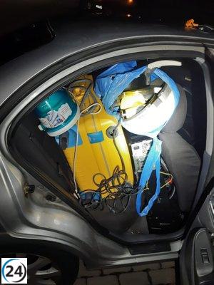 Asalto en Punto Limpio de Arroyo (Valladolid): Dos hombres capturados en flagrancia