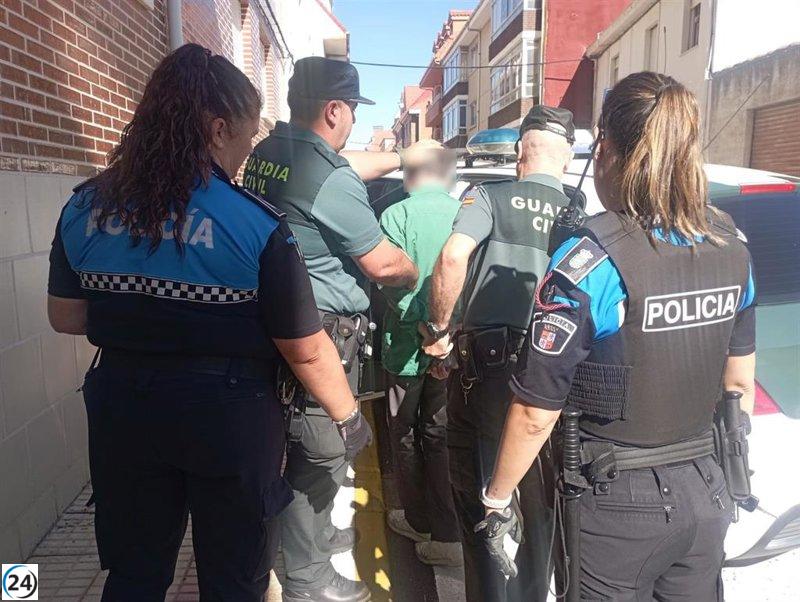 Arresto en Valverde de la Virgen por vandalismo con cúter en 24 autos estacionados en la calle.