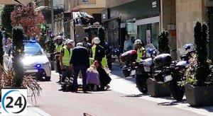 Trabajador resulta lesionado tras caer de una grúa en la calle María de Molina de Valladolid