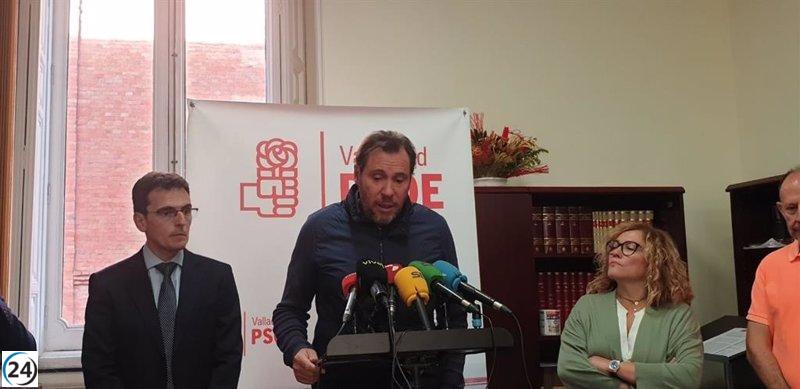 Carnero es acusado de falta de compromiso y acciones regresivas en Valladolid debido a un nuevo puente