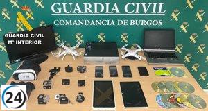 Individuo en Burgos bajo investigación por grabar en secreto imágenes íntimas de su cónyuge y descendencia.