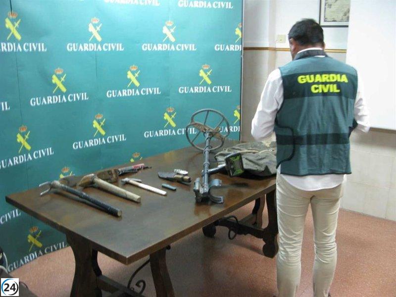Detenido y dos investigados por intentar saquear el yacimiento de Santervás del Burgo (Soria)