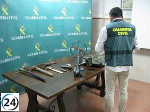 Detenido y dos investigados por intentar saquear el yacimiento de Santervás del Burgo (Soria)