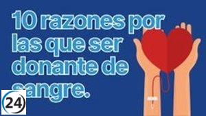 Grupo 0+: escasez alarmante de reservas de sangre en rojo, mientras que el grupo 0- muestra reservas preocupantes en naranja.