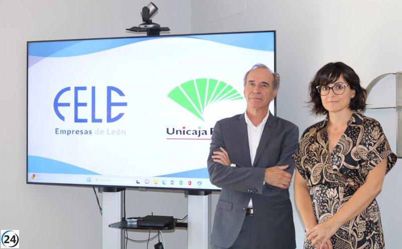 Unicaja Banco y FELE unen fuerzas para impulsar el crecimiento de 4.500 empresas en León