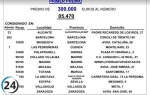 Valladolid agraciada con un premio en el sorteo de la Lotería Nacional