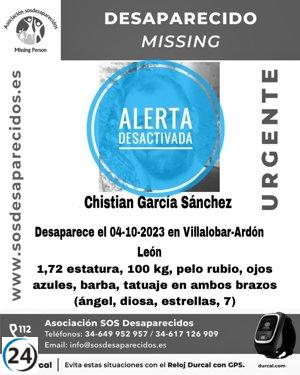 Encuentran al hombre desaparecido en Villalobar (León)