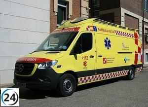 Motorista conservador sufre lesiones tras accidente en Castrocontrigo (León)