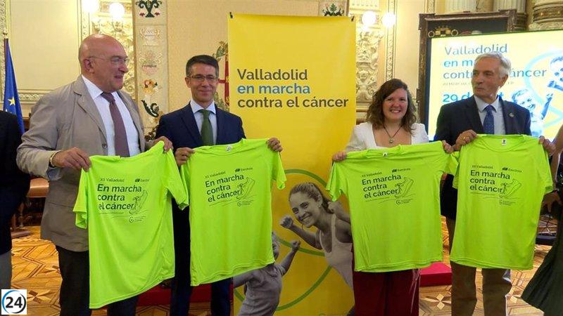 Valladolid se moviliza contra el cáncer con meta de 50.000 participantes