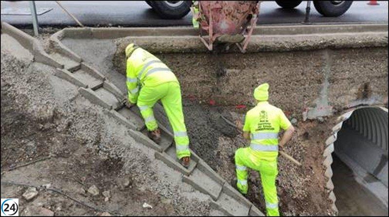 Grandes inversiones para añadir mejoras a un extenso tramo de carreteras de 117 kilómetros.