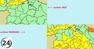 Alerta de vientos de 80km/h a partir de las 19.00 horas