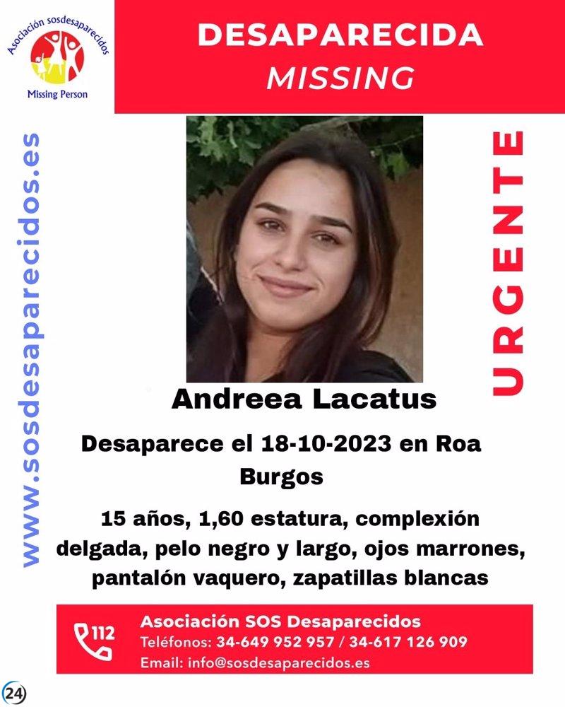 Adolescente de 15 años desaparece en Roa (Burgos) y se encuentra en búsqueda