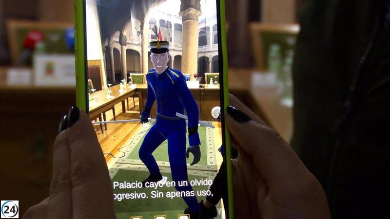 La app de realidad aumentada recrea el pasado del Palacio Real de Valladolid en toda su gloria de hace 500 años.