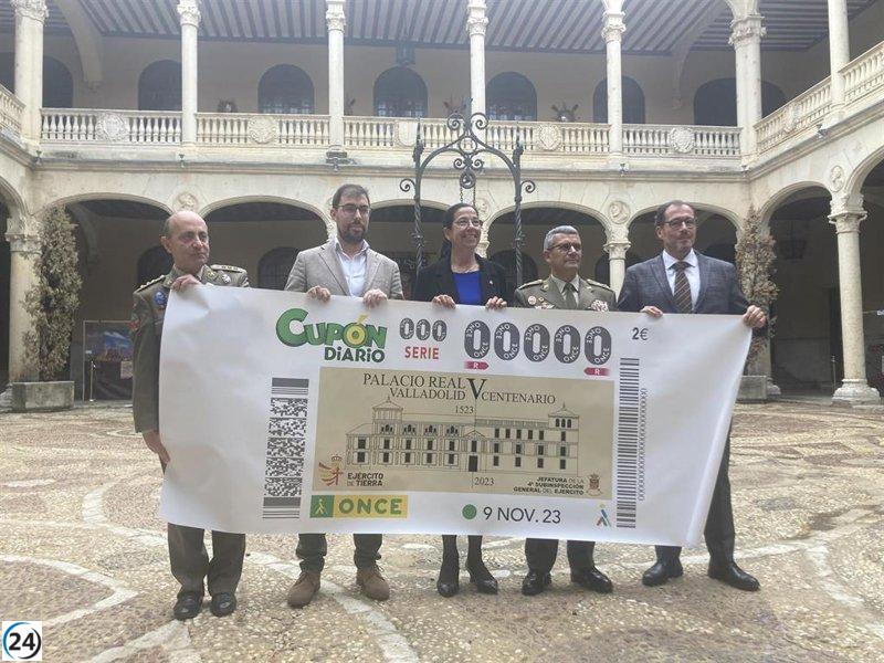V Centenario del Palacio Real de Valladolid: Cinco millones de cupones promocionan su enfoque nacional