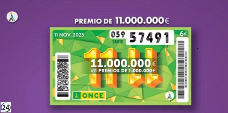 El sorteo de la ONCE en León premia a un afortunado con 1 millón de euros en el 11/11.