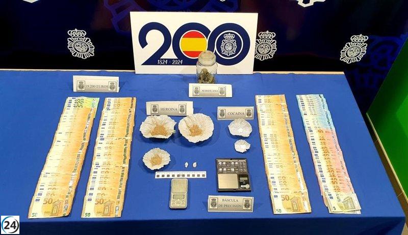 Desmantelados dos puntos de venta de heroína en Valladolid: La Circular y XXV Años de Paz.