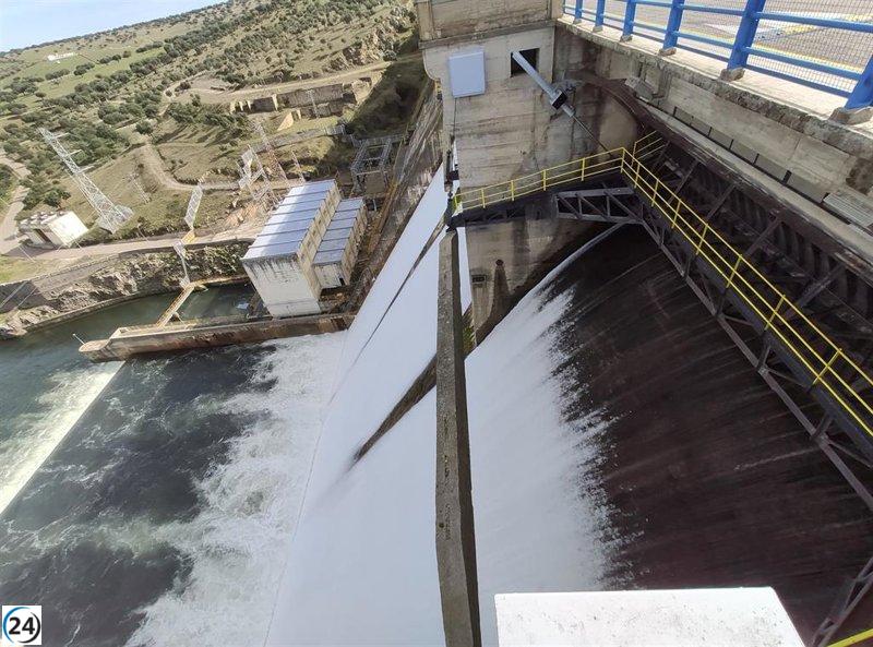 La reserva de agua en los embalses del Duero disminuye al 56,2% en una semana.