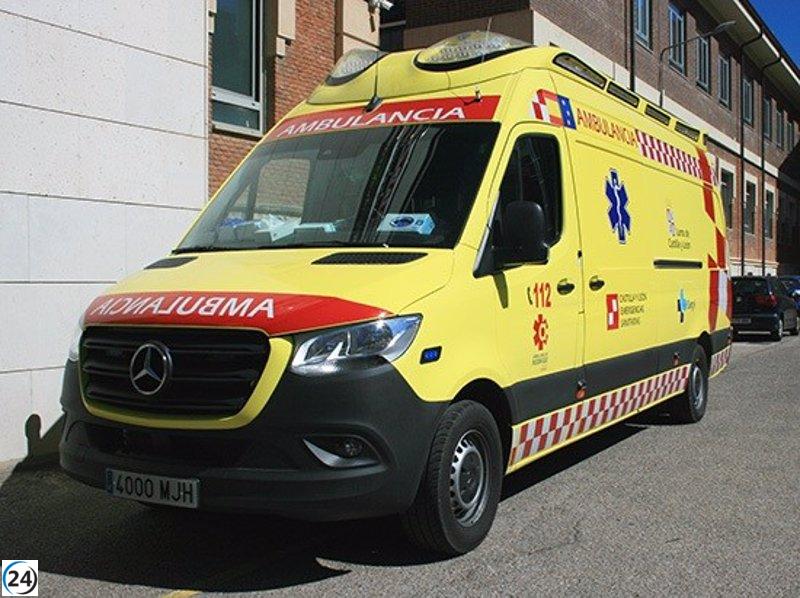 Choque frontal en San Vitero deja dos heridos tras colisión entre vehículos en Zamora