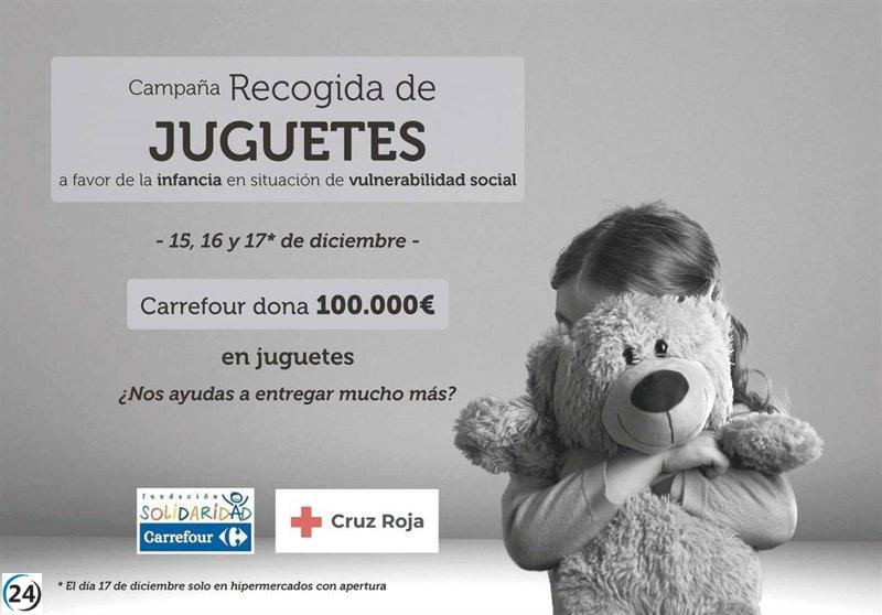 Carrefour se une a Cruz Roja en Valladolid para la recogida de juguetes durante tres días